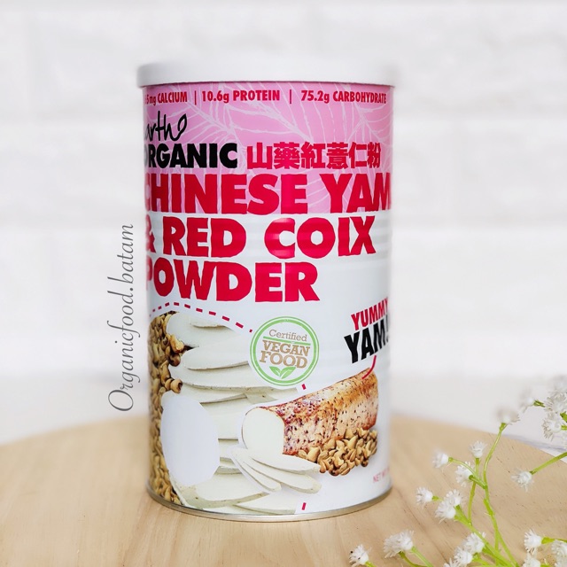 

Organic Chinese Yam & Red Coix Powder 500g / Bubuk Sehat Organik