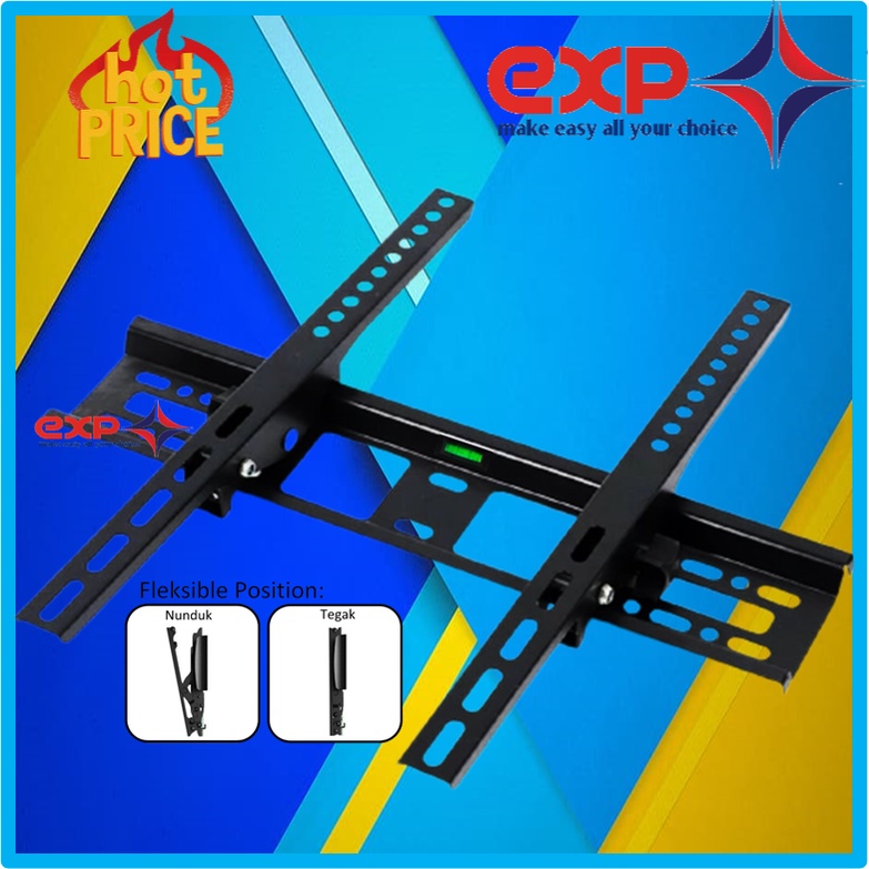 Garansi COCOK!! Bracket TV PHILIPS 42&quot; s/d 55&quot; Waterpas adjustable position