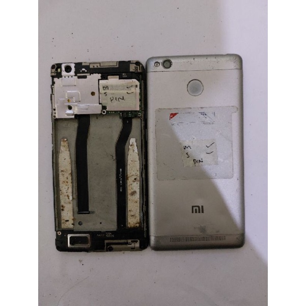 Mesin Xiaomi Redmi 3S normal unit tanpa batre