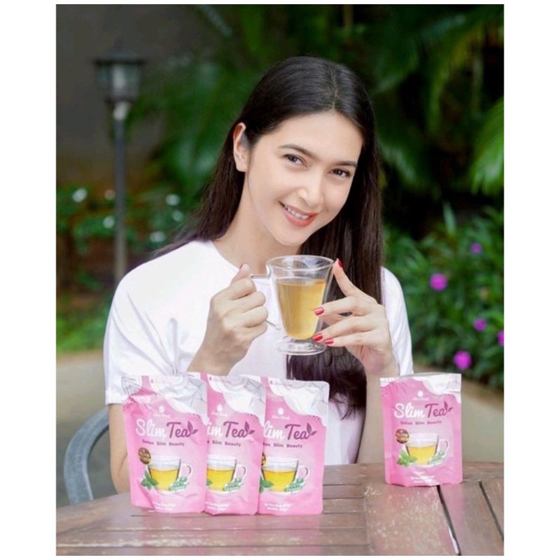 [READY] SLIM TEA DINZ BEAUTY TEH HERBAL DAN PELUNTUR LEMAK