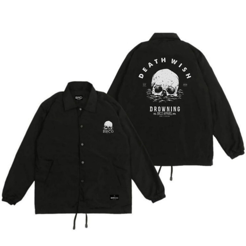 Jaket Coach Deathwish BRCO Orginal Distro