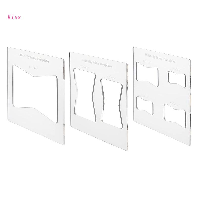 Kiss Butterfly Cetakan Template Inlay Bentuk Kupukupu Untuk Kerajinan Kayu