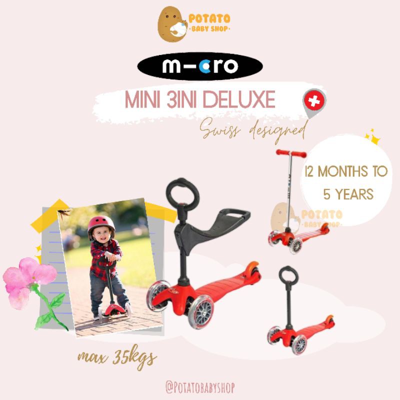 Micro Mini 3in1 Deluxe Scooter / Microscooters