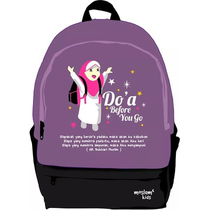 Tas sekolah anak muslim moslem kids - backpack small tk sd