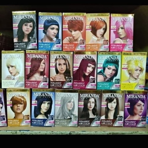 Jual Miranda Hair Color Cat Semir Rambut Bleaching Premium Shopee Indonesia