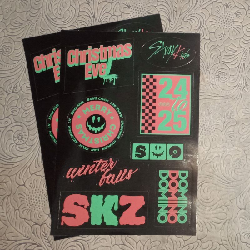 Official Sticker Stray Kids Christmas Evel