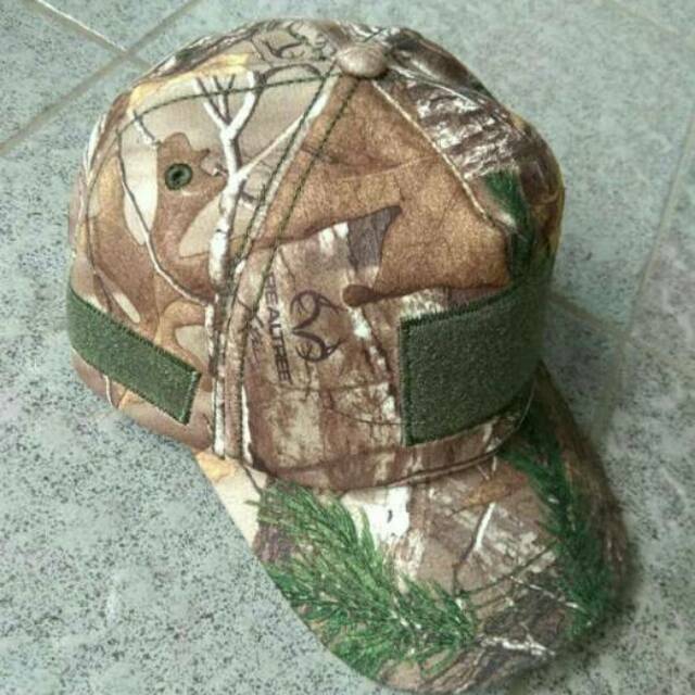 TOPI VELCRO REALTREE IMPORT/TOPI CAMO PERBAKIN