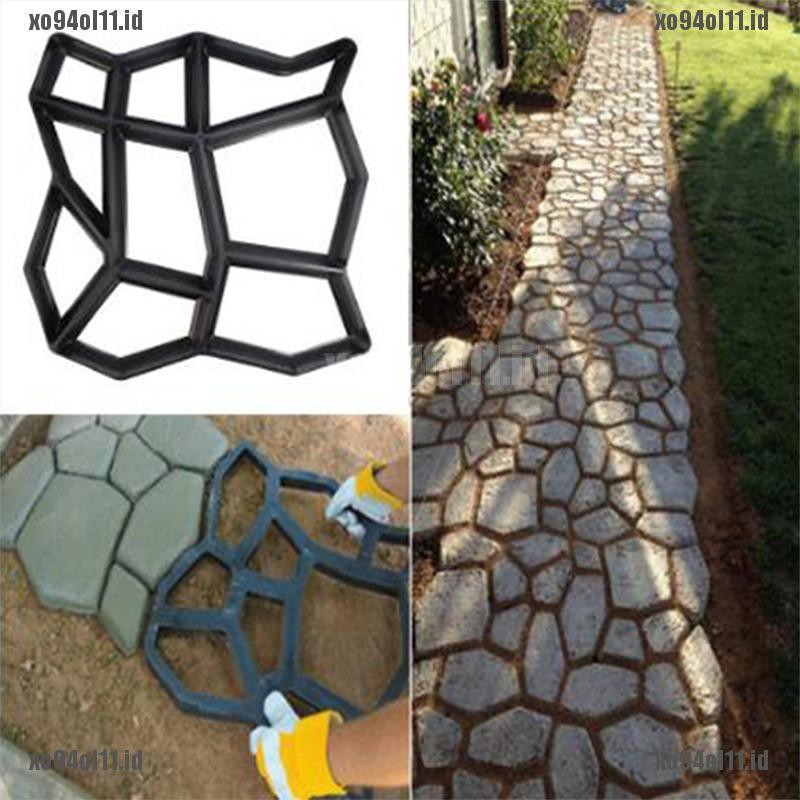 【XO~COD】Path Maker Mold Reusable Concrete Cement Stone Design Paver Walk Mould Reu