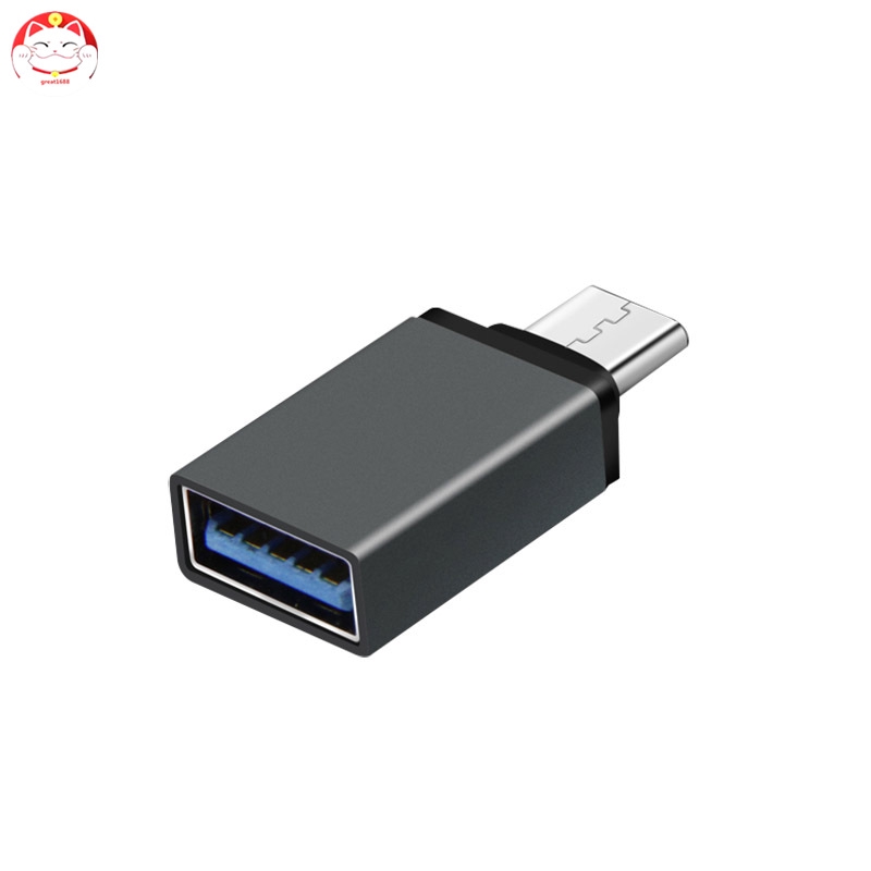 Adapter OTG Konverter Tipe C ke USB 3.0 untuk Samsung Huawei P20