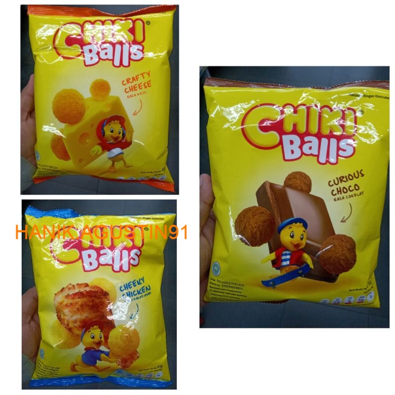 

Chiki Balls 55gr ( Cokelat - Keju - Ayam ) / Ciki - ciki /All varian