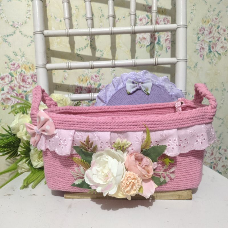 Keranjang Serbaguna / Keranjang Lucu / Keranjang Shabby