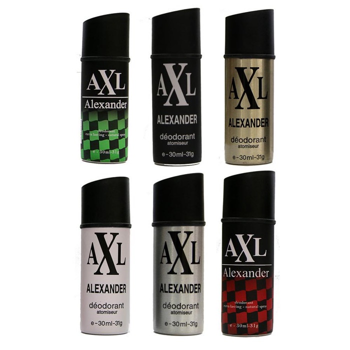 ds11044w Axl Alexander Deodorant 150Ml - Biru Re04544