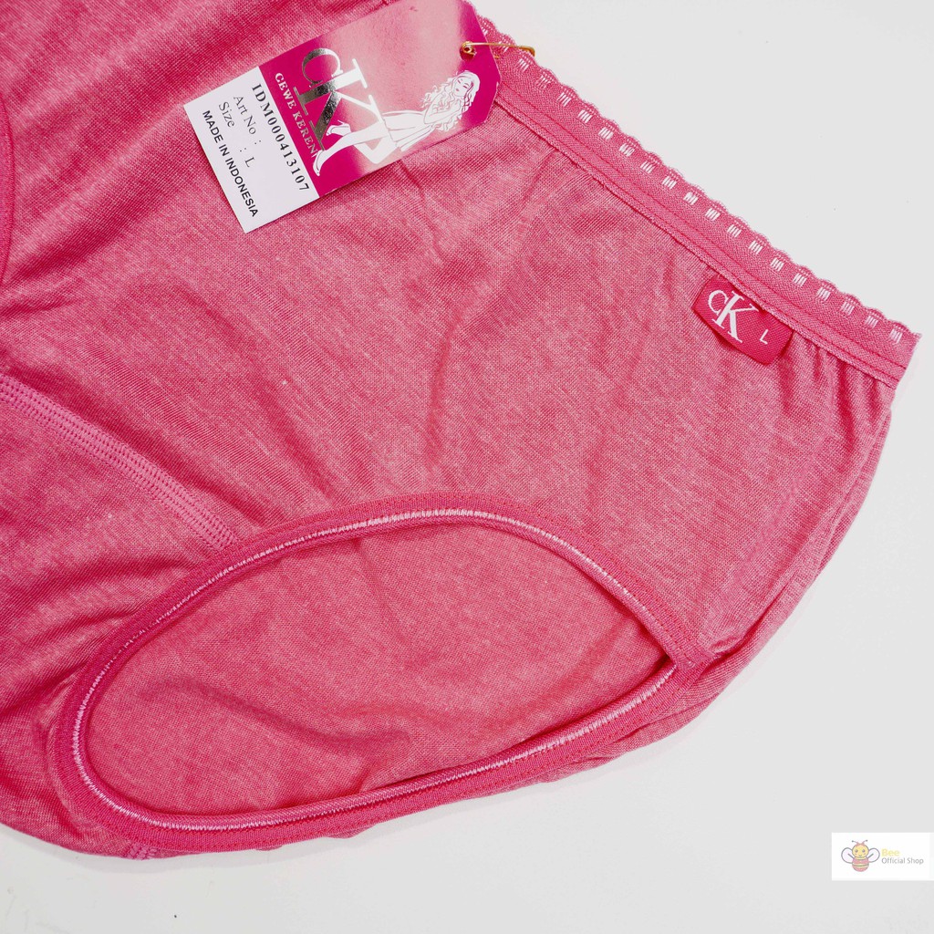 BEE - Celana Dalam Import Murah Wanita Undies Cewek Keren Motif Karet Siksak 3088