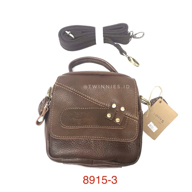 Tas RB KECIL selempang pria import kulit LEVIS 8915-3
