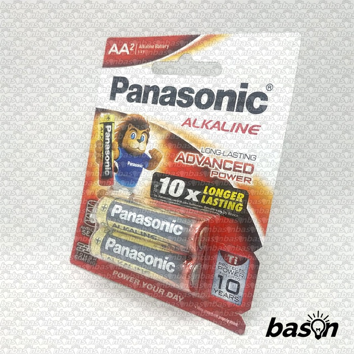 PANASONIC Alkaline LR06T / 2B - Baterai AA 1.5V - isi A2 2 pcs