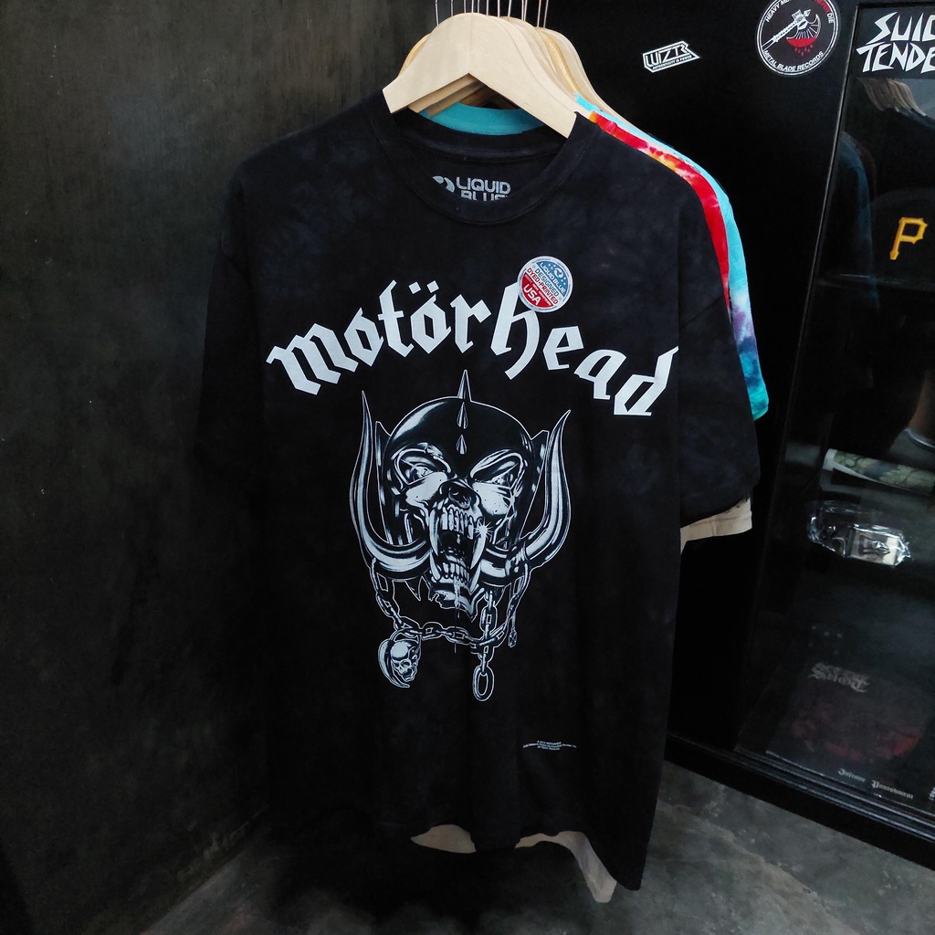 Kaos / T Shirt Tie Dye LIQUIDBLUE MOTORHEAD Original