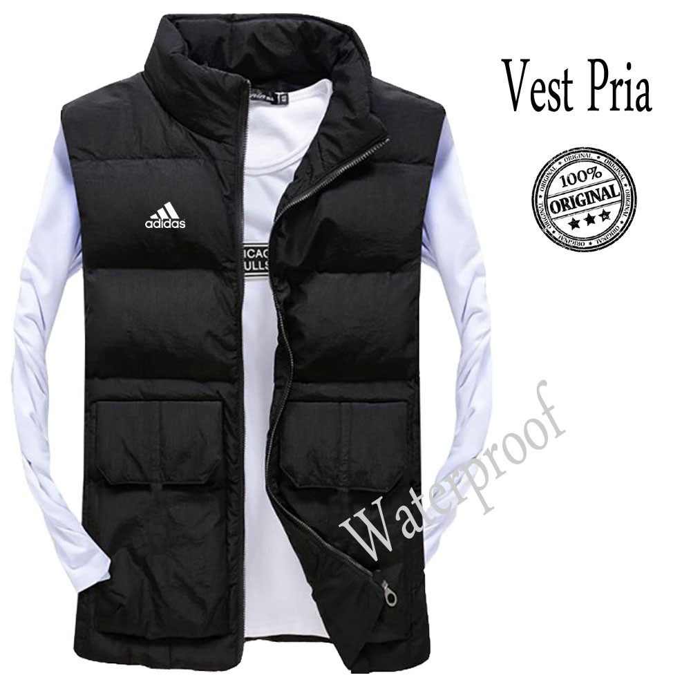 Vest,Rompi Pria Dan Wanita Berkualitas Terbaik, Logo Adds Bahan Tebal Sesuai Gambar, Bisa Request
