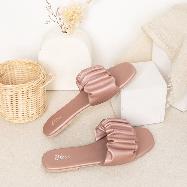 Blow Latisha Sandal Slide Scrunchie Wanita BLNI 0030-4