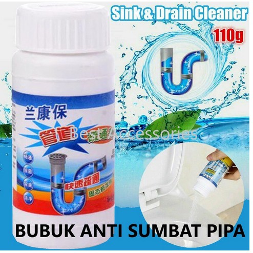 OBAT BUBUK ANTI SUMBAT Pelancar Pembersih Saluran Air Pipa Anti Mampet wc wastafel kloset jamban magic foam