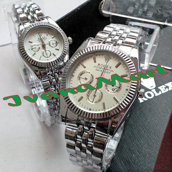 JAM TANGAN COUPLE/JAM TANGAN MEWAH MURAH/JAM TANGAN MERK ROLEX