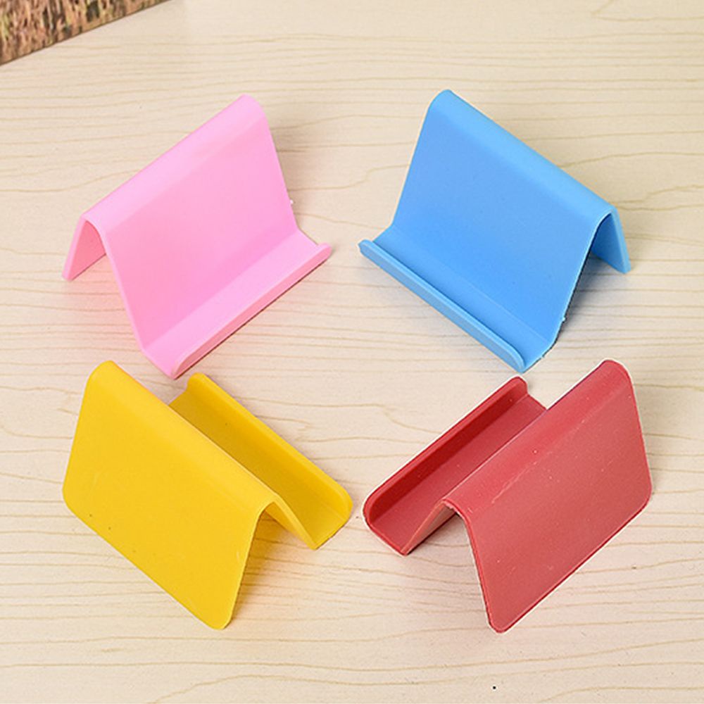 QUINTON Universal Phone Holder Plastic Mount Stand Lazy Bracket Portable Desk Mount Mini Table Smart Phones Cerative for Cell Mobile Phone Tablets/Multicolor