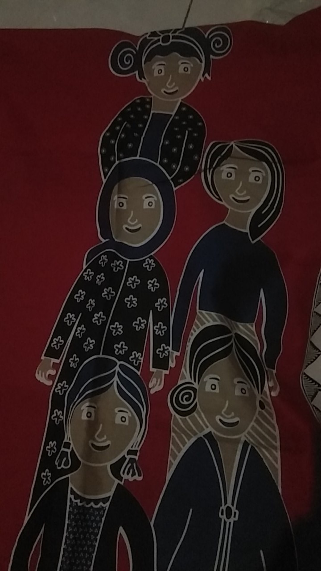 Kain Batik Solo Karakter Motif Rombongan Anak Butejo