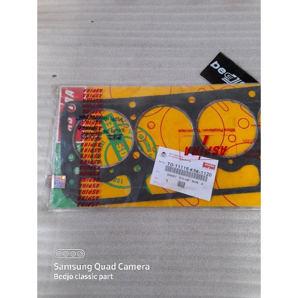 paking gasket cylinder silinder head kop cop blok TOYOTA KIJANG SUPER 5K KF40 th 92-95 ori asli ASPI