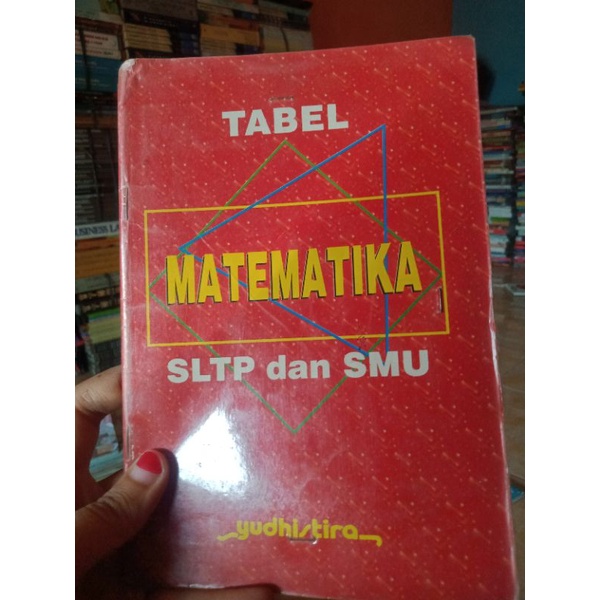 Tabel Matematika untuk SLTP dan SMU penerbit Erlangga