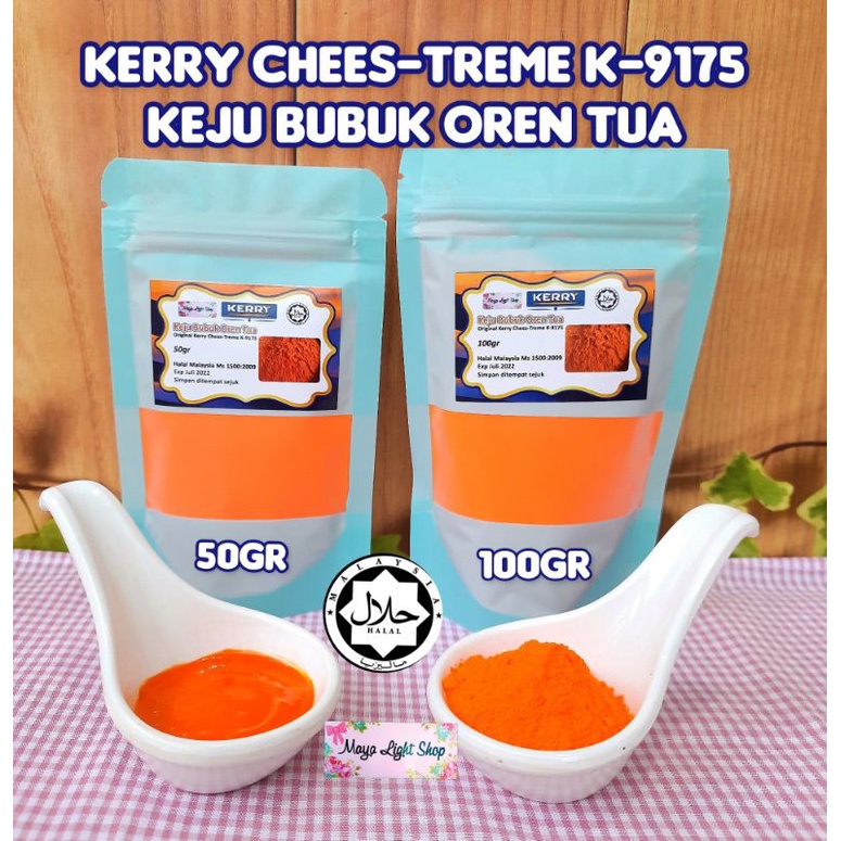 Keju bubuk 50gr 100gr bumbu tabur keju cheese powder red cheddar dels mirip kerry cheztone saus keju bumbu tabur asin