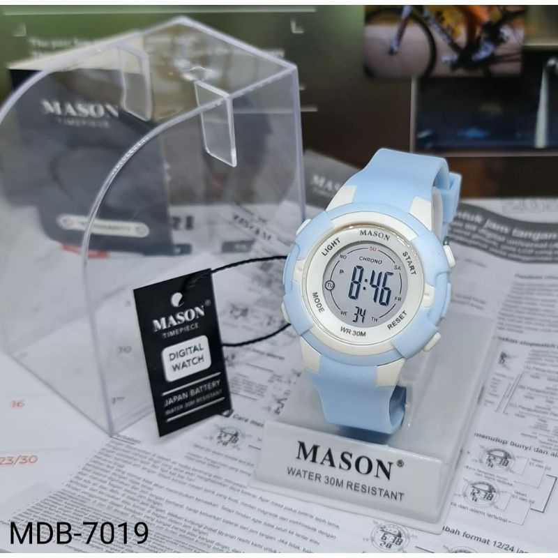 Jam Tangan Mason 7019 Original Pria Terlaris Digital Outdoor