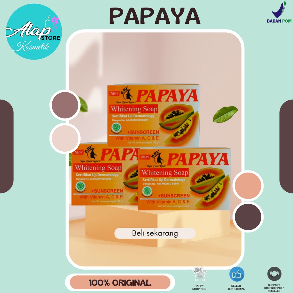 Sabun Papaya  Whitening Soap
