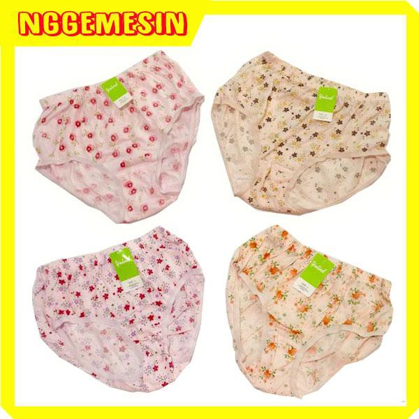 Celana dalam cd wanita Yutind yutin motif bunga kembang murah nyaman dipakai