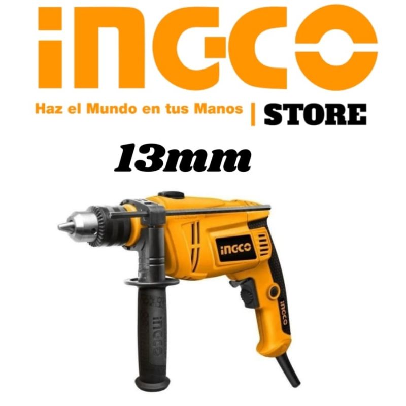 MESIN BOR TANGAN BETON 13MM IMPACT DRILL 13MM INGCO (ID7508)