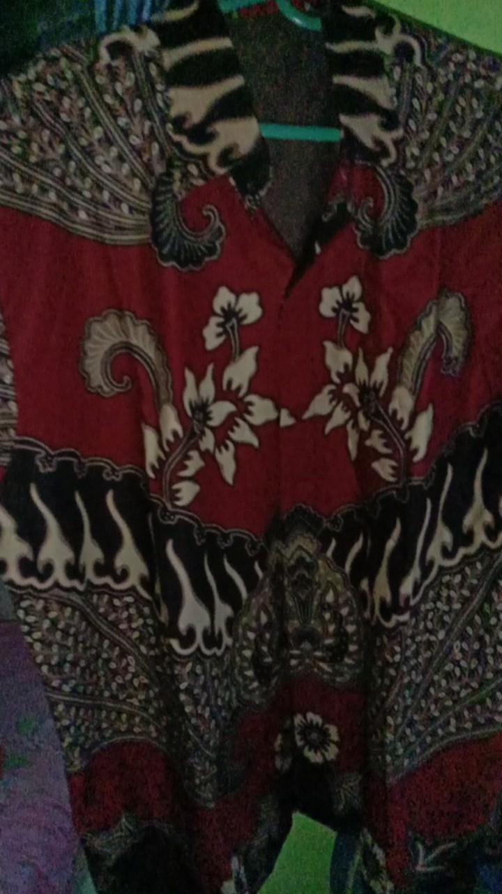 Kemeja Batik Prabu Bahan Katun Baturaden Reguler Fit A556