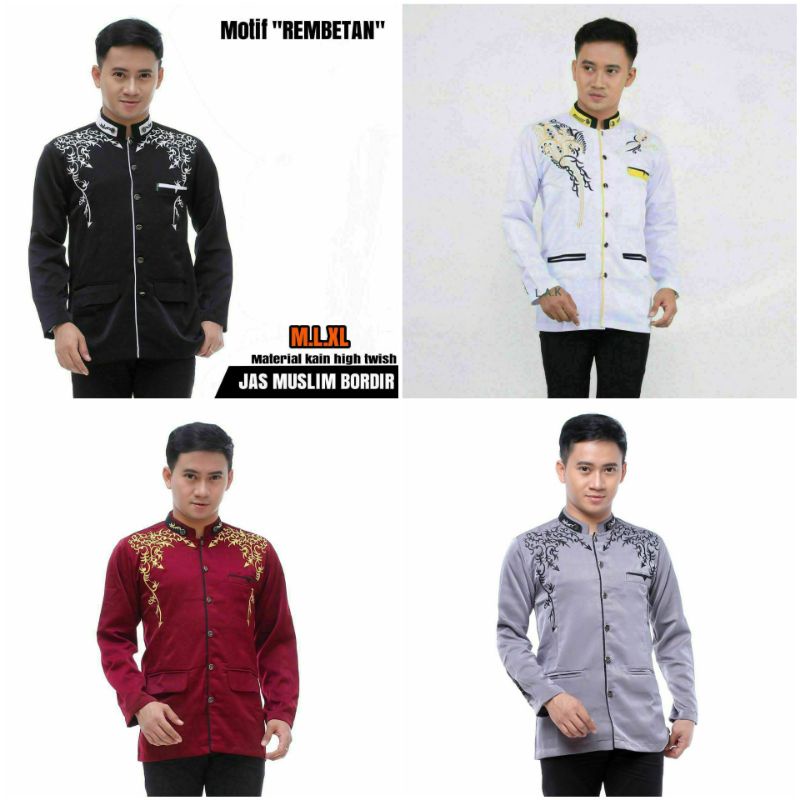 Jasko Modern Lis - jasko Hitam - jasko Putih