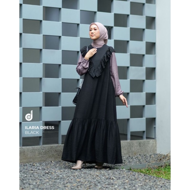 Deenay Ilaria dress black