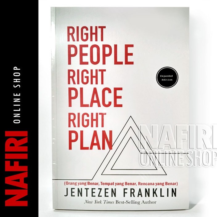 Buku Right People Right Place Right Plan Book Jentezen Franklin