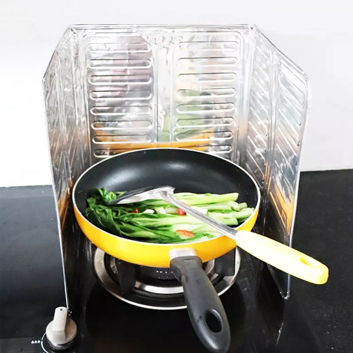 Walpaper Dinding Dapur Pelindung Cipratan Minyak Almunium Foil Plat Anti Minyak Anti Air
