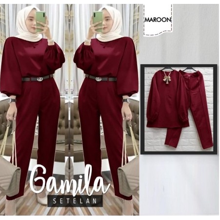 Baju Setelan Wanita Dewasa One Set Casual Modis Terbaru