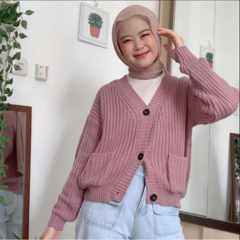 Ogood Cardi Bitha Rajut Outer Wanita