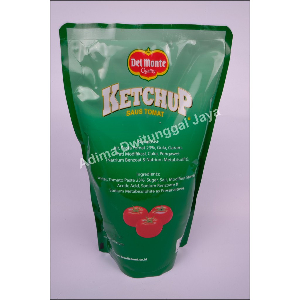 Delmonte Tomato Sauce / Del monte Saus Tomat Pouch 1 Kg