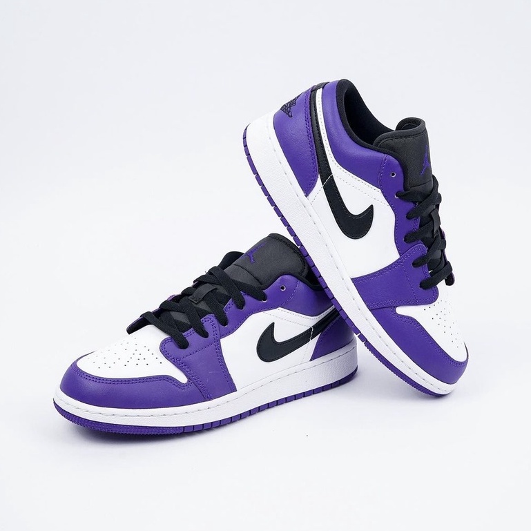 Air Jordan 1 Low Court Purple White GS