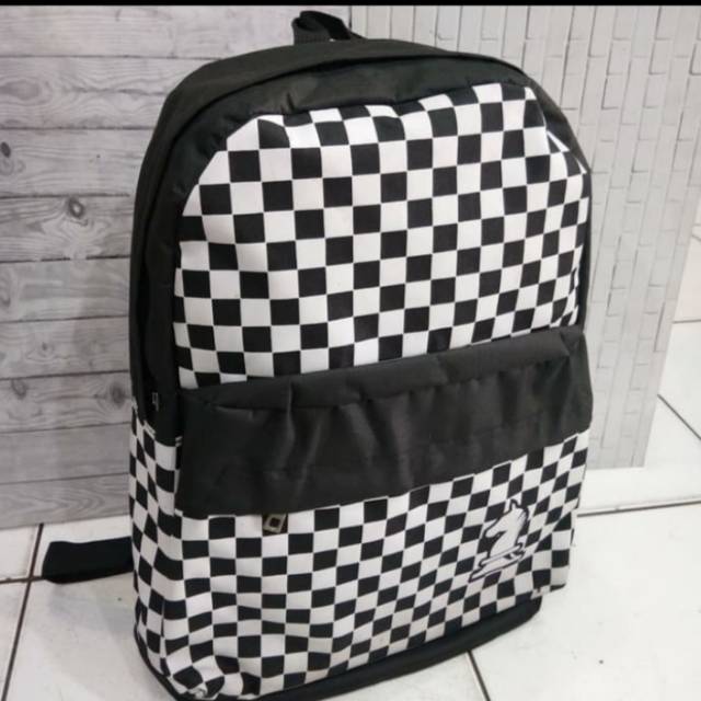 Tas Ransel Sekolah Catur . Backpack pria Catut