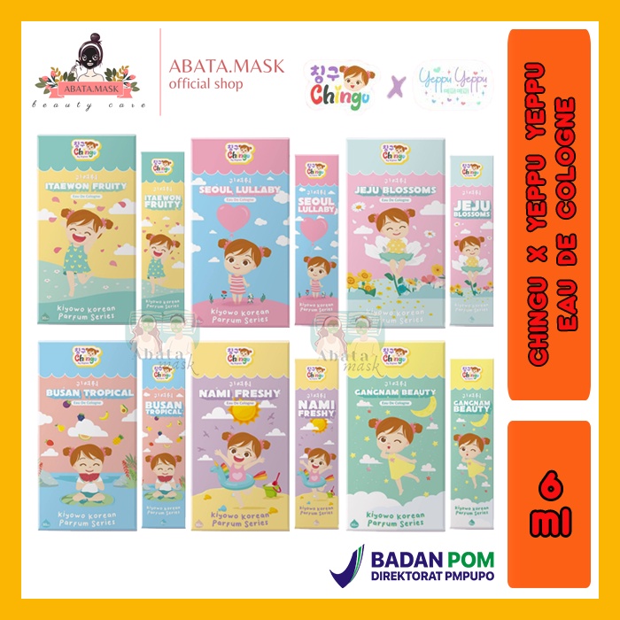 Kiyowo Parfum BPOM Chingu x Yeppu Yeppu 6ml - Roll On Yeppu Yeppu x Chingu by Kiyowo