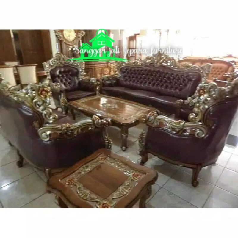 sofa ganesa ukir mewah meubel jepara