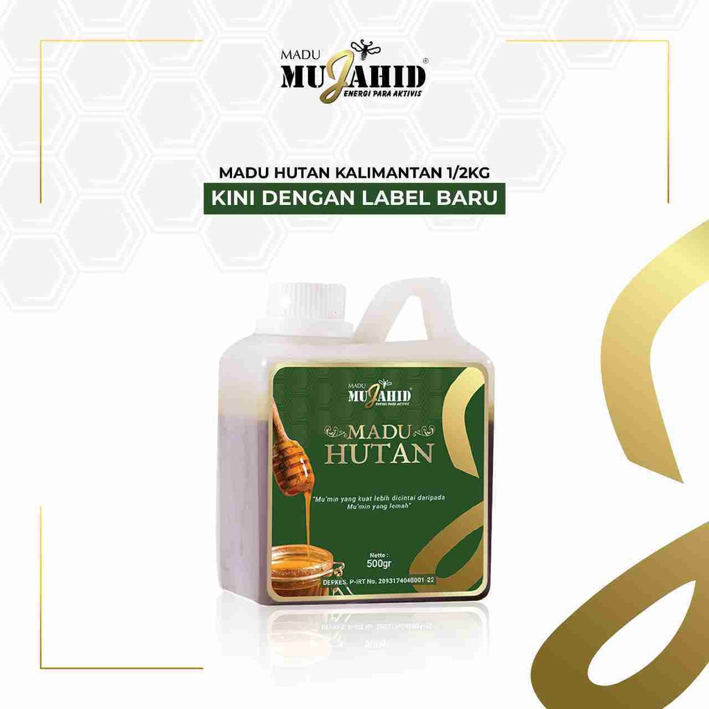

Madu Mujahid Hutan Kalimantan 1/2 kg I 500 Gr