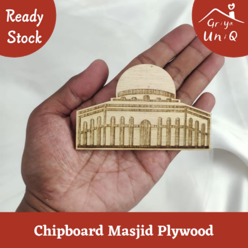 Chipboard Masjid Bahan Dekorasi Mahar