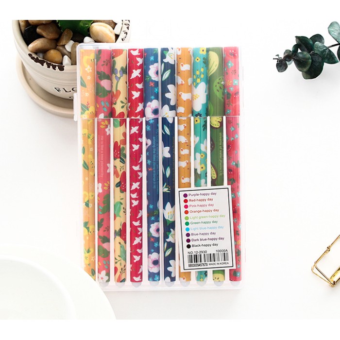 

JUAL PULPEN WARNA SET FLOWER AND ANIMAL ISI 10