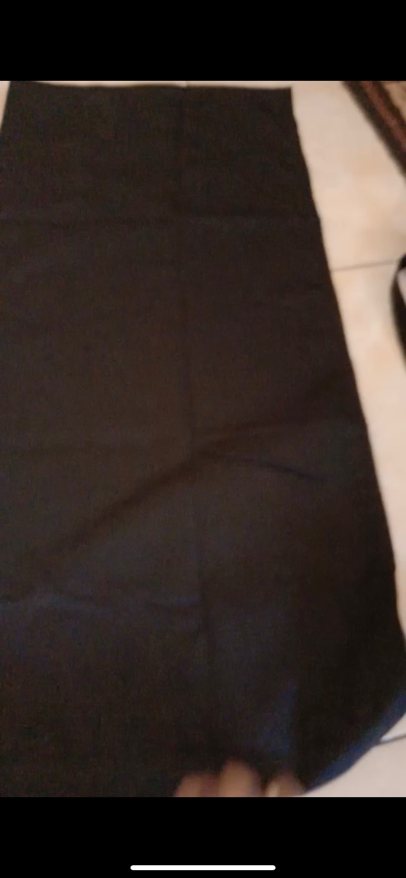 Celemek Apron Cotton Half Maxi Hitam Harga Murah Mutu Prima