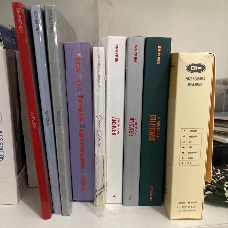 [READY STOCK] Album ONLY (no photocard) official seventeen attacca op1 op2 op3 itzy crazy in love en